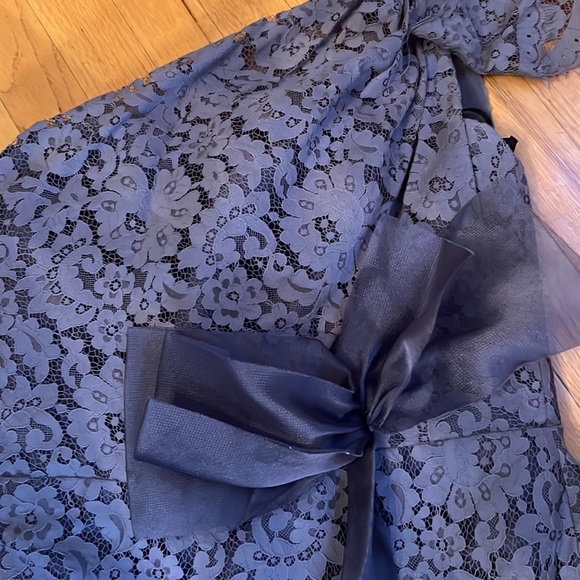 Lazaro size 12 gray lace dress - Picture 2 of 5
